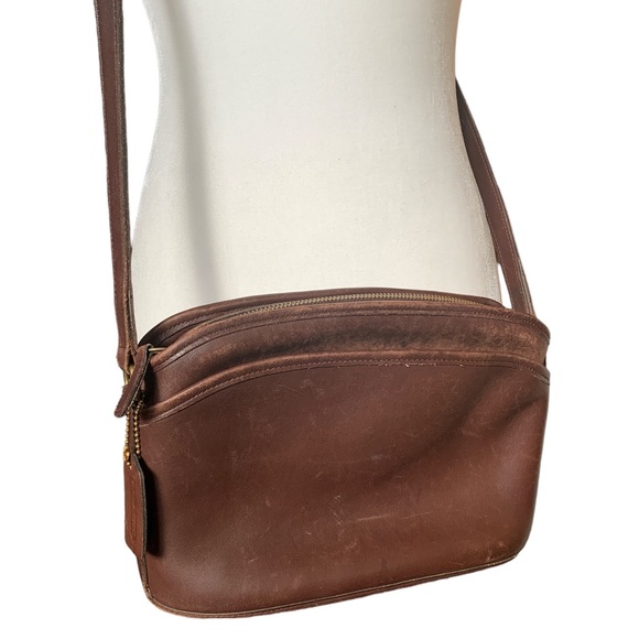 Coach Bags Vintage Coach Crossbody Brown Leather Bag Poshmark
